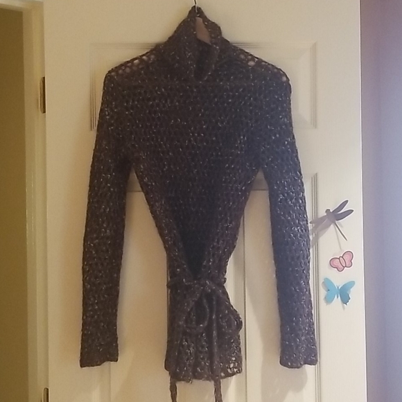 Free People Full Turtleneck Belted Sweater - Picture 3 of 3